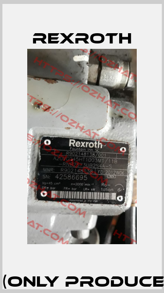 R902148138   (Only produced in the USA) Rexroth