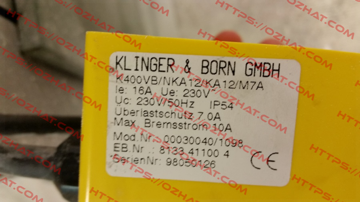 K400 (0003.0040) Klinger Born