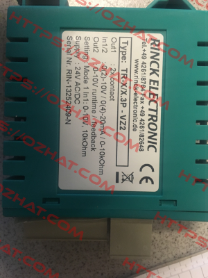 TR-X/X.3P - VZ2 (10K) Rinck Electronic