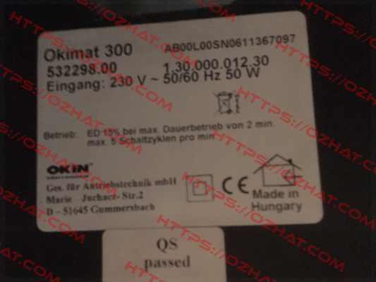 532298.00 Okin