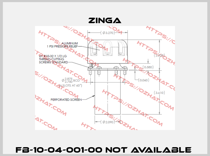FB-10-04-001-00 not available  Zinga