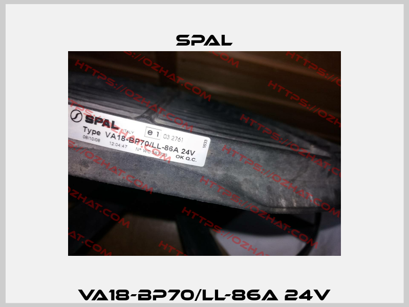 VA18-BP70/LL-86A 24V SPAL