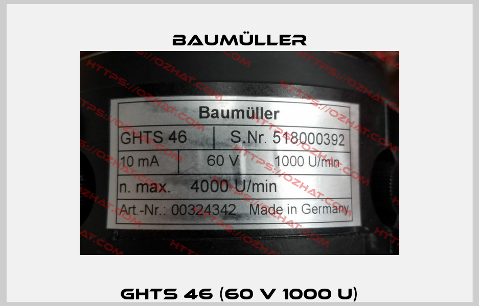 GHTS 46 (60 V 1000 U) Baumüller