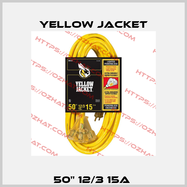 50" 12/3 15A  Yellow Jacket
