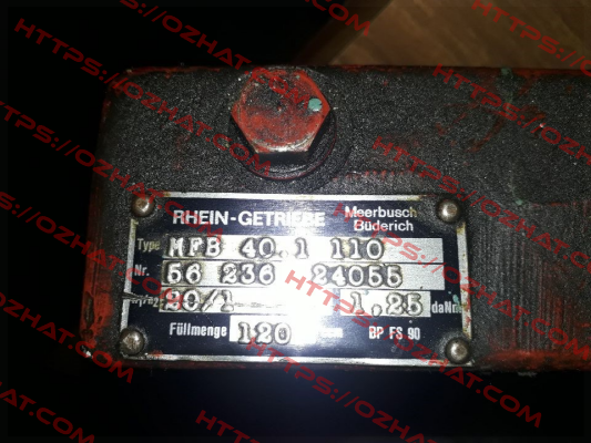 40.1MB-VR20*14  Rhein-Getriebe
