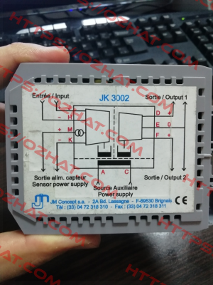 JK3002- obsolete replaced by ULCOS920D2  JM Concept