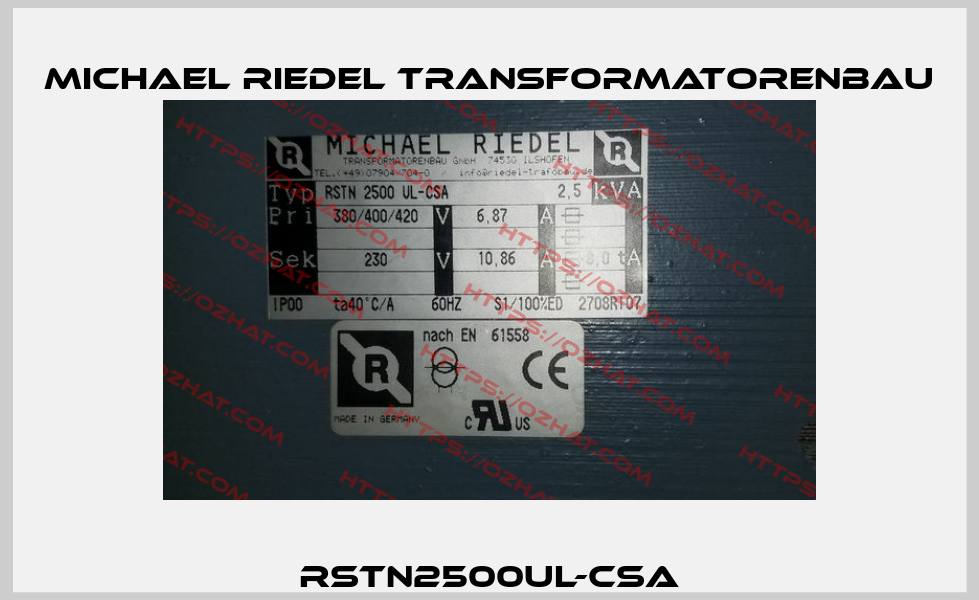 RSTN2500UL-CSA Michael Riedel Transformatorenbau