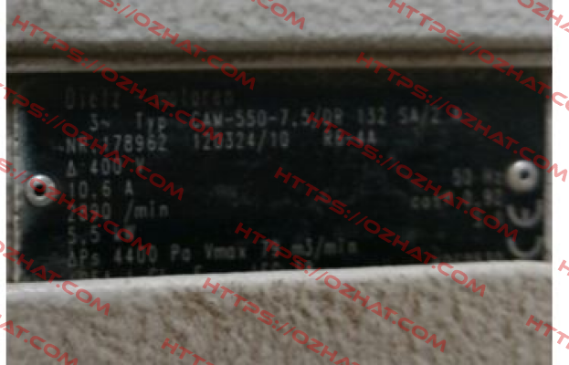  CAM-550-7.5/DR 132 SA/2.A	 obsolete  Dietz-Motoren