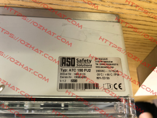 1402-0110 - ATC 150 FU2 obsolete ASO SAFETY