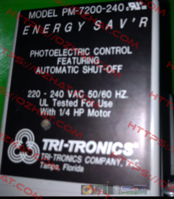 PM-7200-240  OEM Tri-Tronics