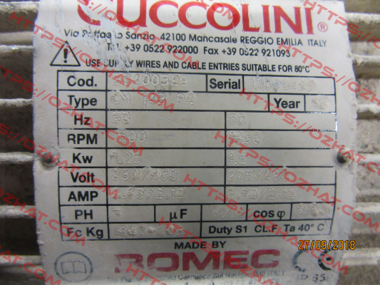 bearings for CM143 P4 Cuccolini