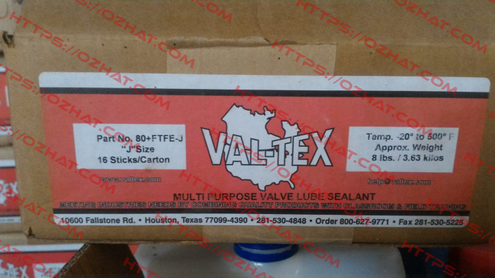 80+FTFE-J Val-Tex