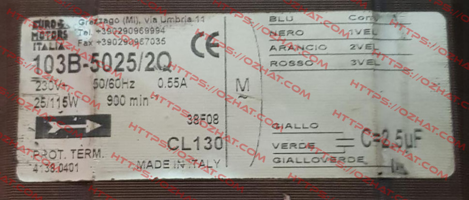 103B-5025/2Q Euro Motors Italia