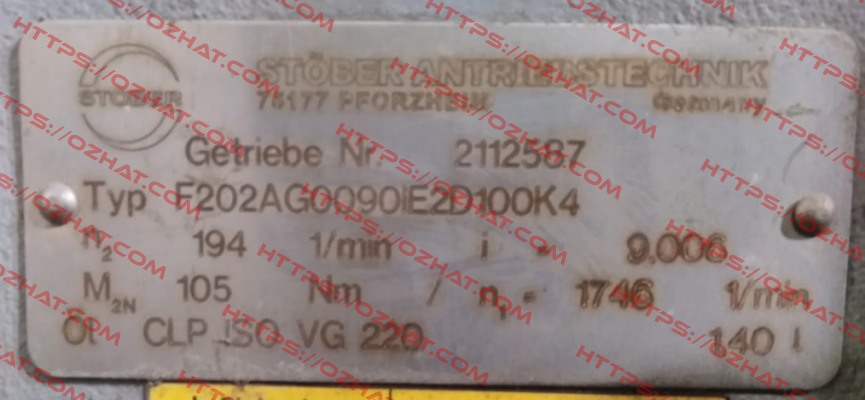 F202AG0090IE2D100K04 Stober