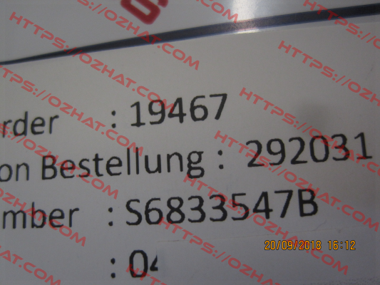 S6833547B VT MARINE PRODUCTS LTD