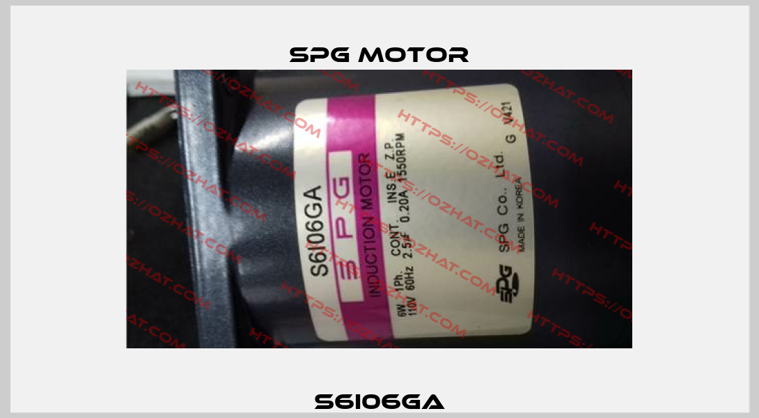 S6I06GA Spg Motor