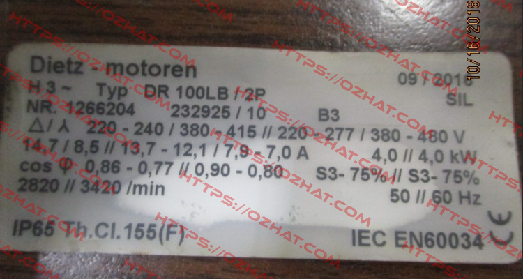 DR100LB/2P Dietz-Motoren