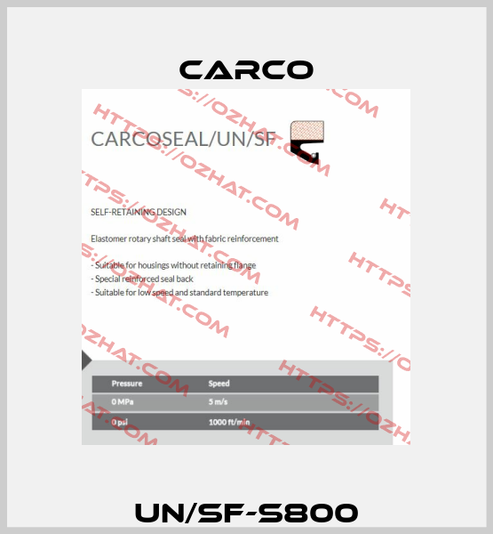 UN/SF-S800 Carco