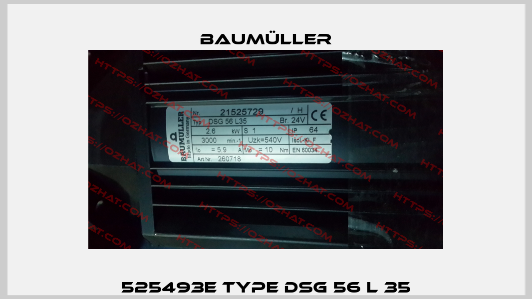 525493E Type DSG 56 L 35 Baumüller