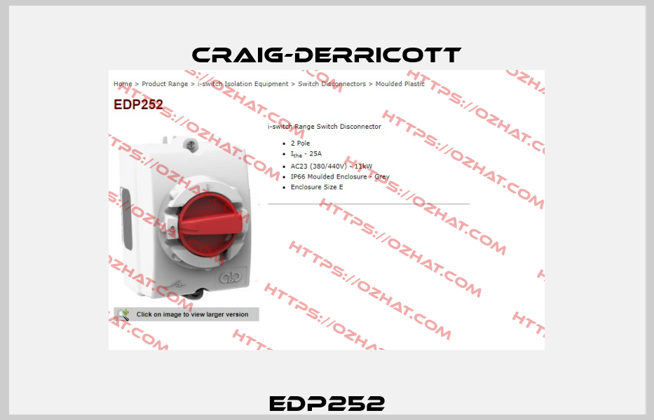 EDP252 Craig-Derricott