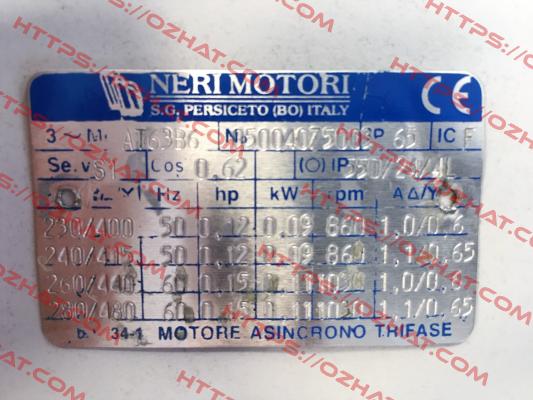 AT 63B 6 Neri Motori