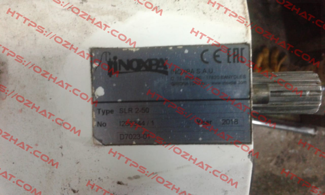 8GD70-0221452 Inoxpa
