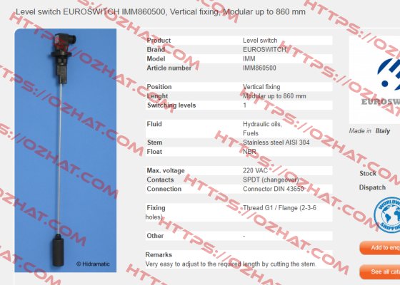ELIMM860500 Euroswitch