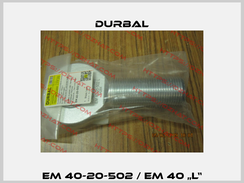 EM 40-20-502 / EM 40 „L“ Durbal