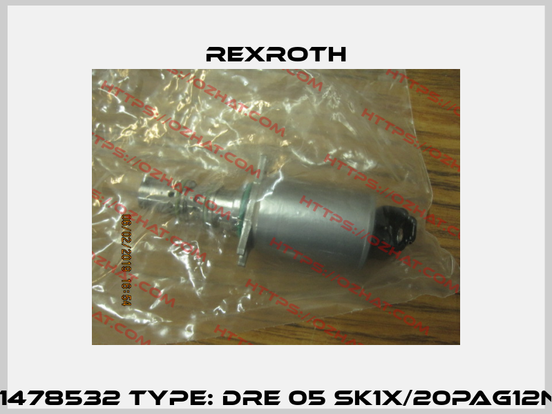 P/N: R901478532 Type: DRE 05 SK1X/20PAG12N0K40ZV Rexroth