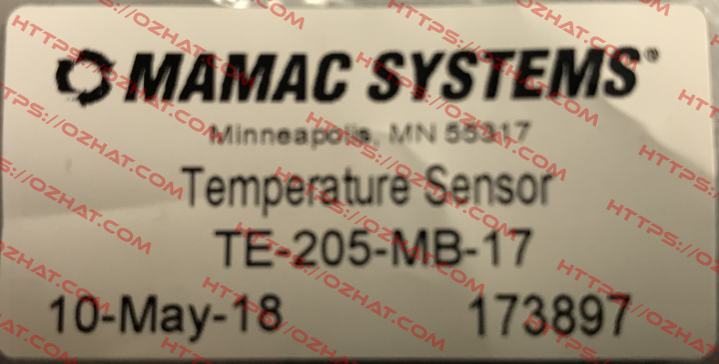 TE-205-MB-17 Mamac Systems
