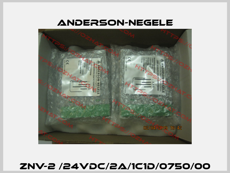 ZNV-2 /24VDC/2A/1C1D/0750/00 Anderson-Negele