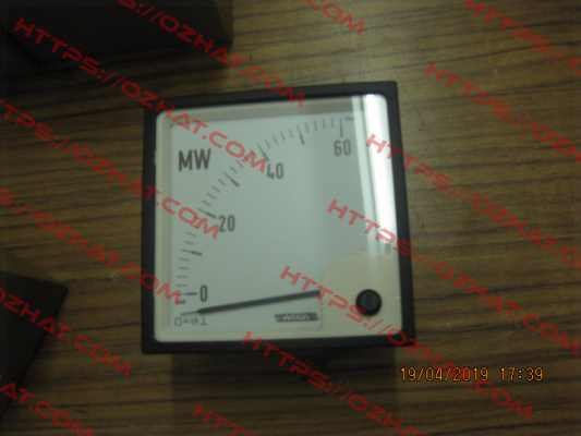 685.130.9291 (Skala: 0-60 MW) Weigel