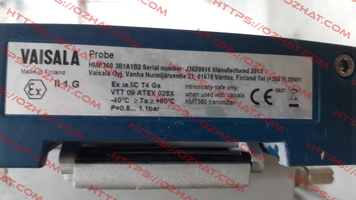 HMP360 3B1A1B2 S/N:J3620016 Vaisala