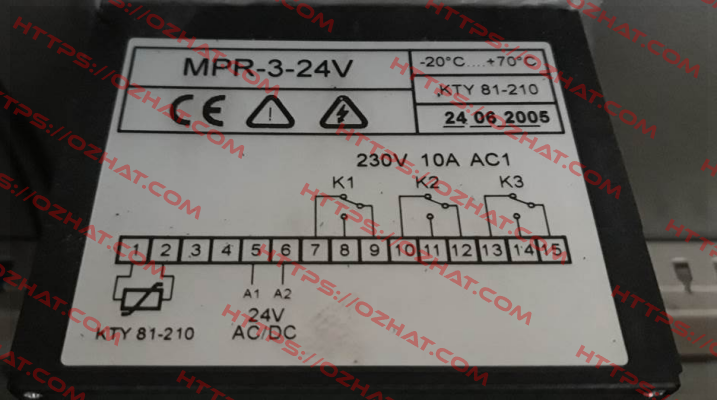 MPR-3 24VUC Welba