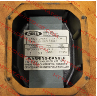 Type: 13L    04944-500 R Rees