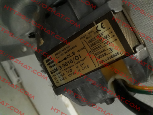 83M-3-3010/01 ( 230-240V) Euro Motors Italia