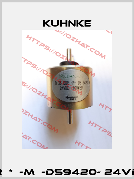 D 36-..BOR  *  -M  -DS9420- 24VDC 100%ED Kuhnke