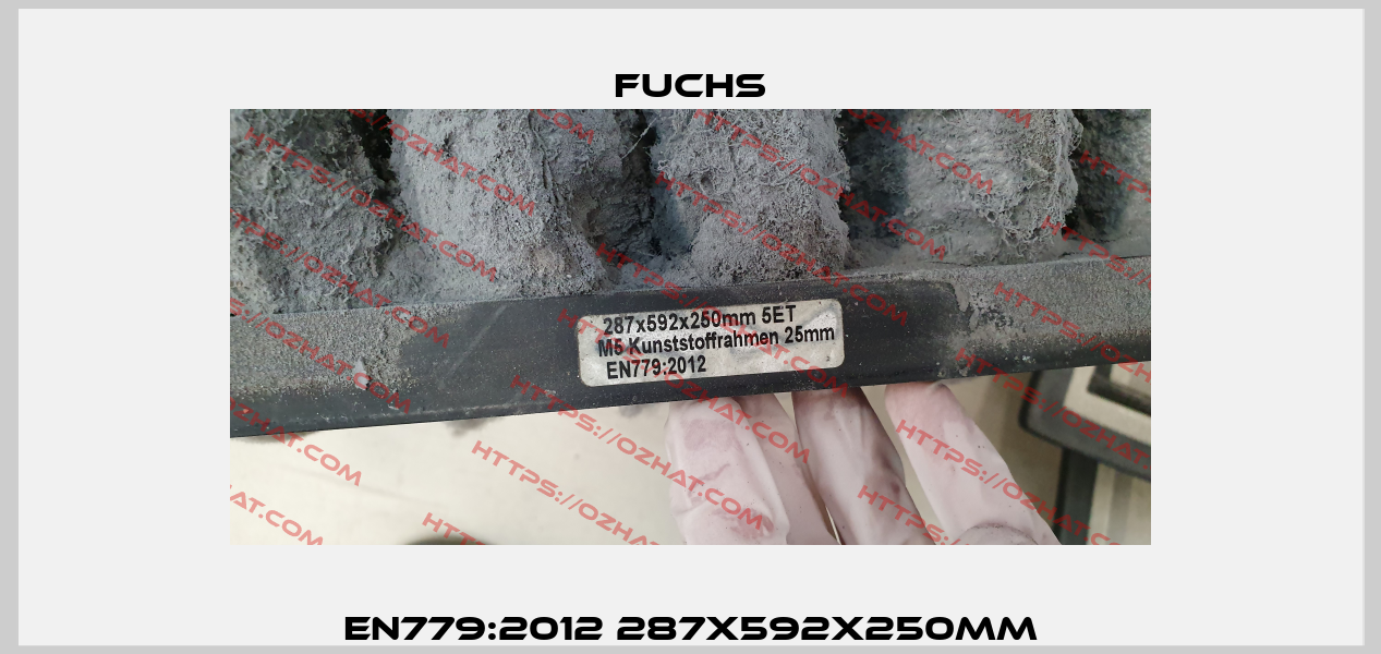 EN779:2012 287x592x250mm Fuchs