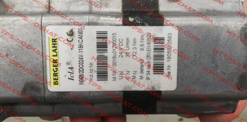 0018001200015 / N065/2DC024V 115KCAN00 Berger Lahr (Schneider Electric)