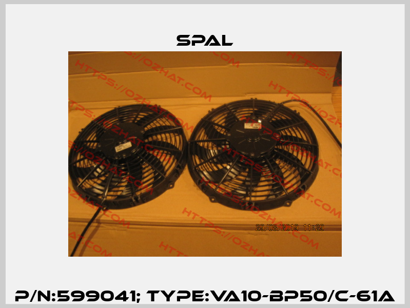 P/N:599041; Type:VA10-BP50/C-61A SPAL