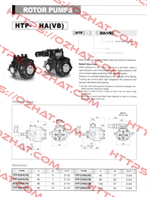HTP-212HAVB Hansung Precision