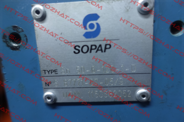 SN 50- 6-120-1-D-GRS-ABCDEFC- D-EF Sopap