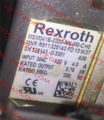 R911325143 / MSM041B-0300-NN-M0-CH0 Rexroth