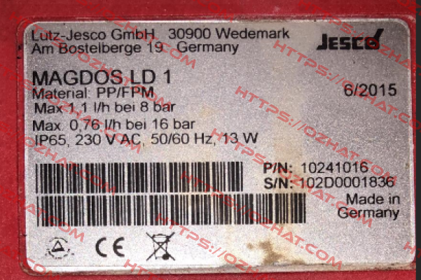 10241016 ( MAGDOS LD 1 PP/FPM ) Jesco