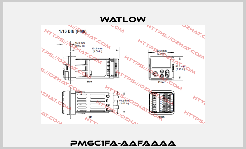 PM6C1FA-AAFAAAA Watlow