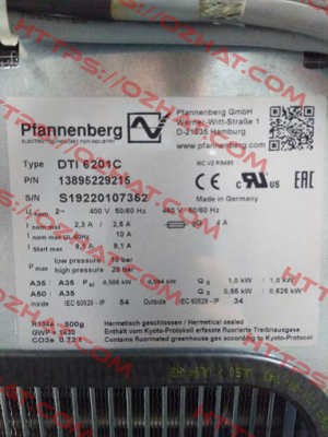DTI 6201C Pfannenberg