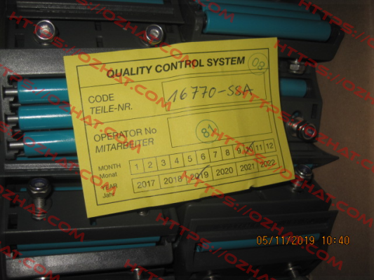 16770-SSA System Plast