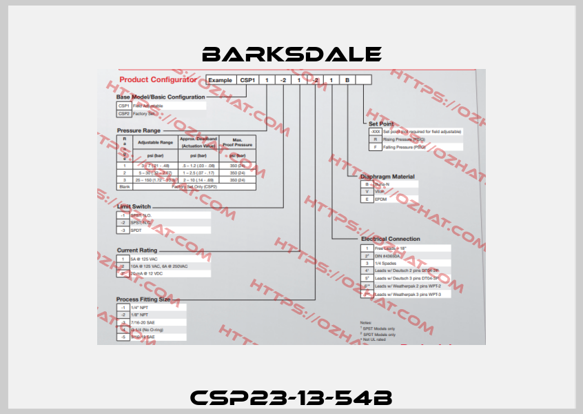 CSP23-13-54B Barksdale