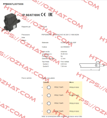 PFB9067L0075006 Ter Tecno Elettrica Ravasi