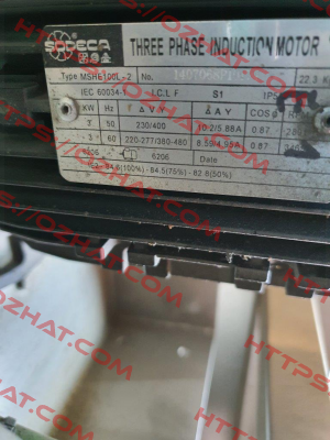 Typ MSHE10L-2 - 230/400V Sodeca